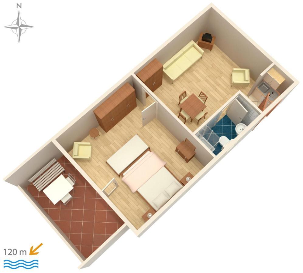 Apartment Novi Vinodolski 5558B المظهر الخارجي الصورة